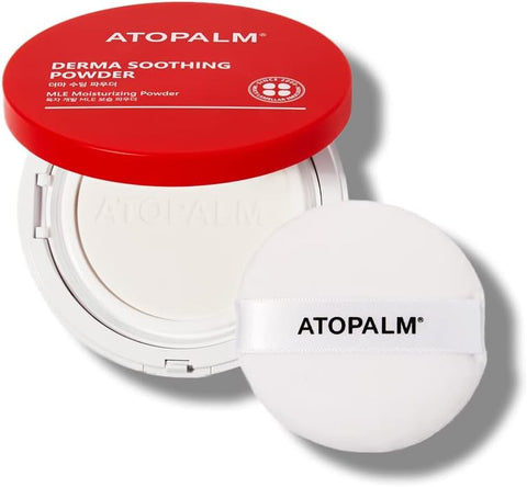 Derma Soothing Powder Pact 23g – Pó de Bebê sem Talco com Amido de Milho e Pantenol para Calmar a Irritação da Transpiração e Prevenir a Brotoeja - ATOPALM
