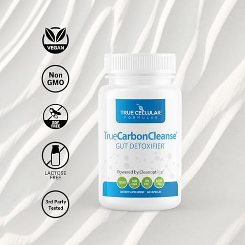 True Cellular Formulas - TrueCarbonCleanse™ – Detoxificador Perfeito para o Intestino – Marca Líder em Limpeza Intestinal
