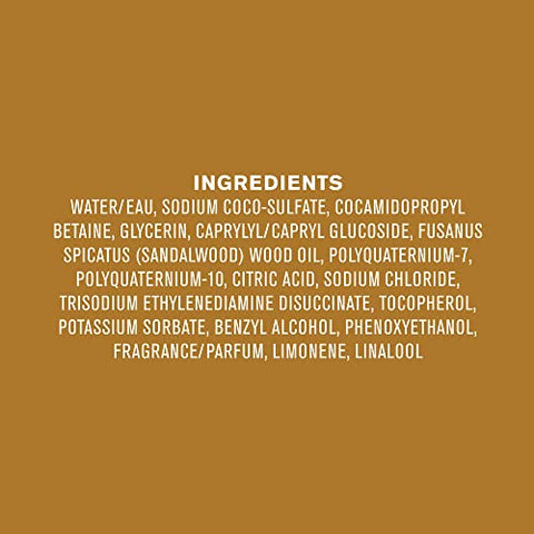 Body Wash Hidratante para Homens – Limpeza, Nutrição e Hidratação da Pele com Ingredientes de Origem Natural – Livre de Parabenos – Âmbar Sândalo, Cipreste do Pacífico e Costeiro – 250ml - Every Man Jack