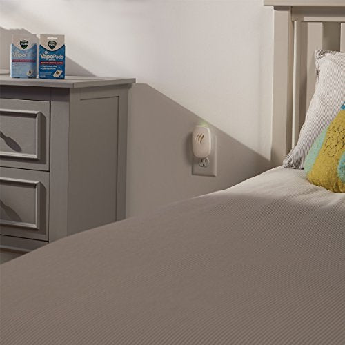 Vaporizador Sem Água com Luz Noturna e VapoPads para Alívio de Desconforto de Resfriados e Gripe – 1 Unidade (Embalagem de 1) - Vicks