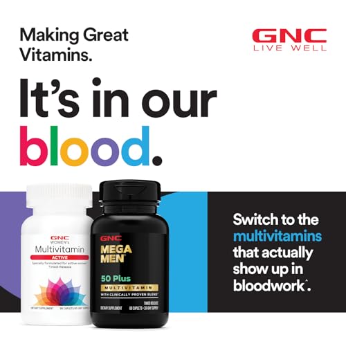 Ultra Mega Multivitamínico Feminino | Suporte à Saúde e Bem-Estar da Mulher | Comprovado Clinicamente para Melhorar seu Bem-Estar | Liberação Gradual | 90 Comprimidos - GNC