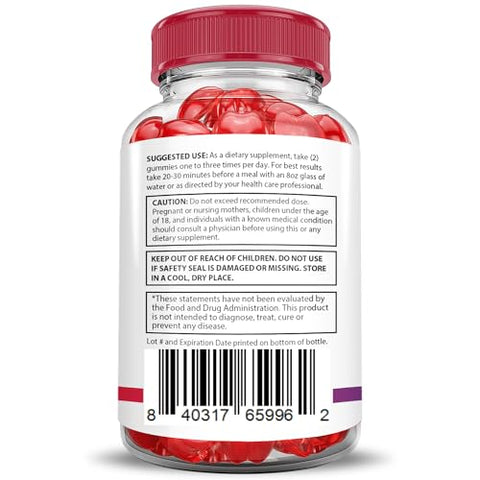 Justified Laboratories - Keto Snax Gummies Keto ACV Avançado 1000MG Fórmula Avançada Keto Snax Gummies Vinagre de Maçã Formulado com Pó de Romã e Beterraba B12 Vegano Não GMO 60 Gomas