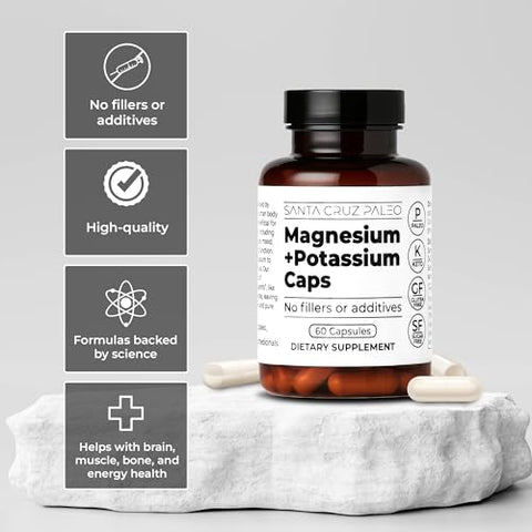 Santa Cruz Paleo - Santa Cruz Magnésio: Poderoso Mineral para Saúde e Bem-Estar – 100g