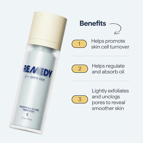 Remedy Science - Remédio para Reduzir Poros – Fórmula Avançada 30ml