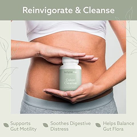 SIMPLEME - Desintoxicação do Cólon, Alívio Natural da Prisão de Ventre para Adultos, Rápido Alívio do Inchaço, Limpeza do Cólon para Mulheres