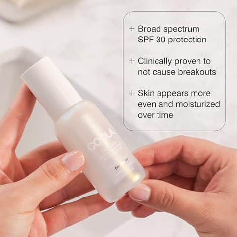 COOLA Clear Skin Oil-Free Moisturizer SPF 30 com Niacinamida – Protetor Solar Testado por Dermatologistas