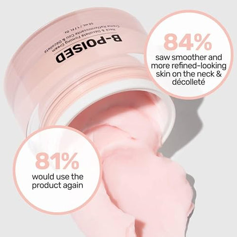 Creme para Pescoço MAËLYS Cosmetics B-POISED para Firmar e Tonificar – Reduz Rugas e Linhas Finas na Área do Decote – 50g