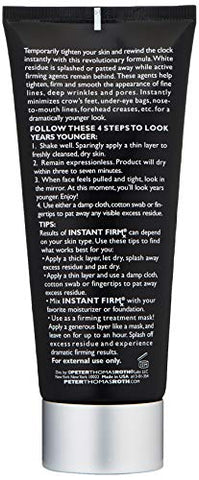 Instant FIRMx – Redutor Temporário Facial | Suaviza e Firmeza a Aparência de Linhas Finas, Rugas Profundas e Poros - Peter Thomas Roth