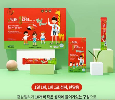 DAYCELL - Dr Long Leg Geléia de Ginseng Coreano Fermentado Plus 20g x 30 Sticks – Embalagem de 1 – 30g