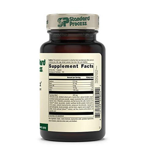 Standard Process Inc. - Standard Process – Cholaplex – 150 Cápsulas | Fórmula Natural para Saúde do Colesterol