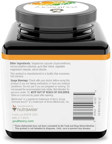 Immune Daily Wellness – Suplemento Vegetariano de Suporte Imunológico com Vitamina C e Vitamina D3 - Youtheory