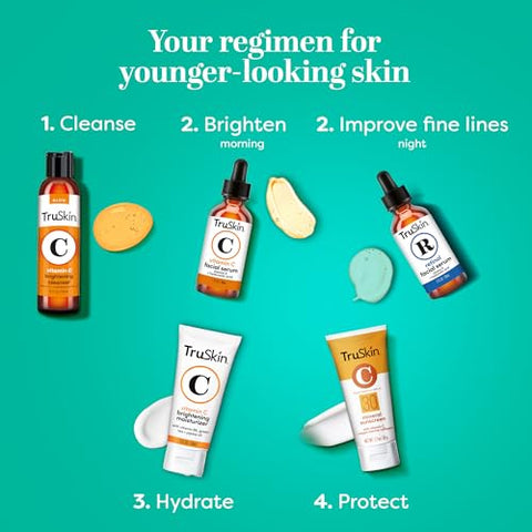 TruSkin Naturals - Duo de Soro Facial TruSkin – Soro de Retinol para o Rosto 30ml