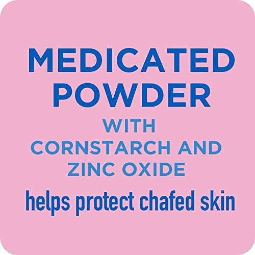 Pó Corporal Protetor Medicado com Óxido de Zinco e Amido de Milho, Livre de Talco, 150g (Pacote com 2) - Caldesene