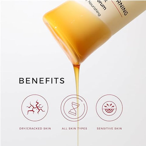 Soro Facial Hey Honey Skincare Good Morning para Pele Madura | Hidratante e Protetor de Barreira Cutânea | com Ácido Hialurônico, Retinil | Livre de Sensibilidade 30ml