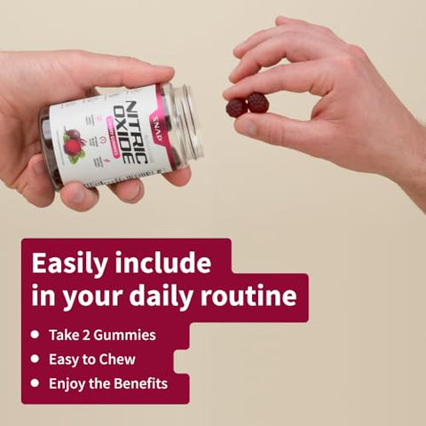 Gomas de Beterraba em Géis de Óxido Nítrico – Suporte à Circulação Sanguínea Saudável, 180 Gomas - Snap Supplements
