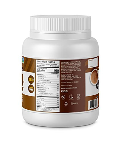Hemp Yeah! Pó de Proteína Orgânica à Base de Plantas com 20g de Proteína Completa de Plantas, 4g de Fibra – Melhor Visibilidade nos Motores de Busca - Manitoba Harvest