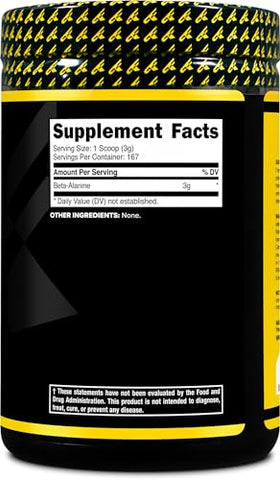 Beta Alanine em Pó 500g – Pré e Pós-Treino – Sem Sabor - Primaforce