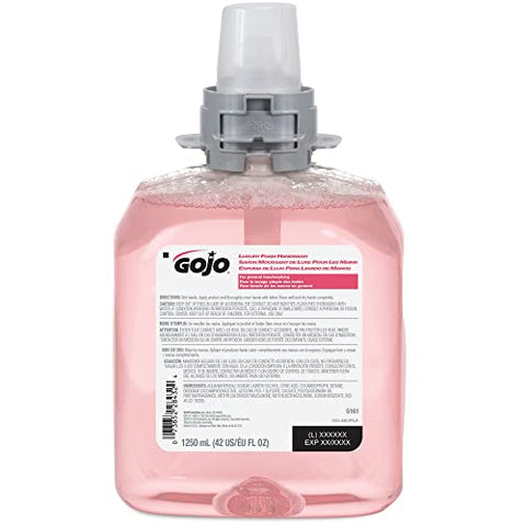 Gojo - Sabonete Espuma de Luxo GOJO FMX-12, Aroma de Cranberry, Certificado EcoLogo, Refil de Sabonete em Espuma de 1250 mL para Dispenser GOJO FMX-12 (Pacote com 4) – 5161-04