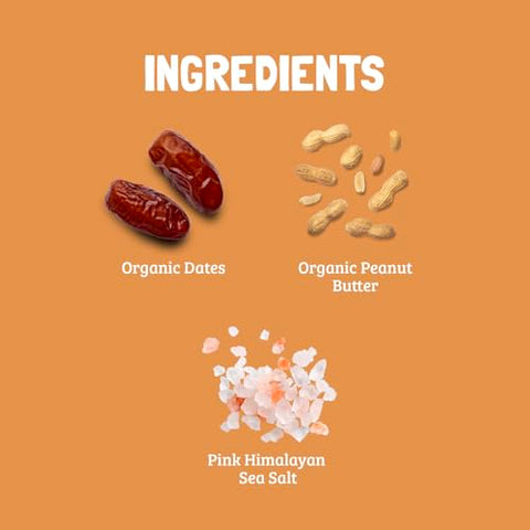 Skout Organic - Skout Barras de Proteína Vegetal Orgânica Sabor Manteiga de Amendoim (12 Unidades) – 10g Proteína – Barras Veganas de Proteína – Apenas 3 Ingredientes – Lanche Prático – Sem Glúten, Lactose