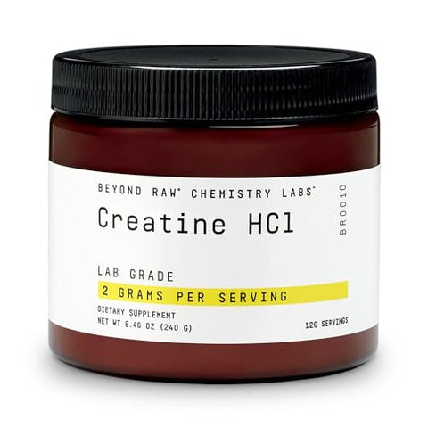 Pro Performance Bulk – Creatine HCL Beyond Raw Chemistry Labs – Baunilha – 500g - GNC