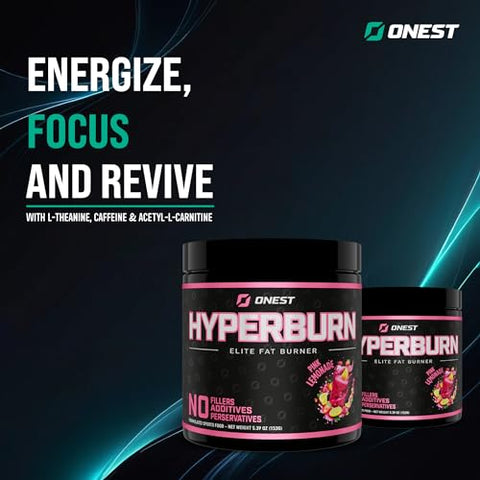Hyperburn Thermogenic Powder – 153g (30 Porções) Aumento de Energia Potencializado - ONEST