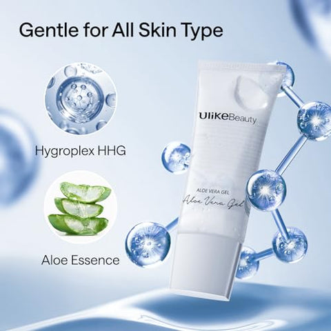 Ulikebeauty - Gel Refrescante para Depilador e Aparelho de Beleza Facial para Mulheres e Homens no Rosto ou Corpo 100ml