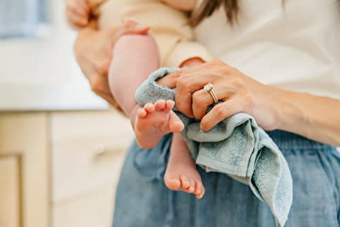 6 Toalhas de Banho para Bebê Ultra Macias Premium Grandes Piper 11″ x 11″ – Marca Copper Pearl - Copper Pearl