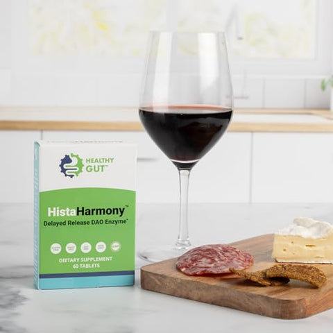 Healthy Gut,LLC - HistaHarmony | Suporte Enzimático DAO de Liberação Retardada para um Intestino Saudável | 60 Porções
