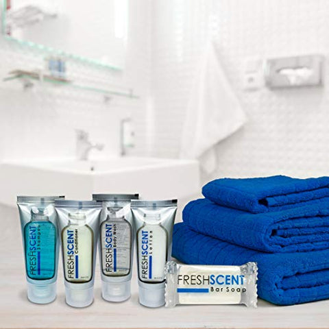 Loção Freshscent 30ml (Pacote com 100 unidades) Tamanho de Viagem para Hotel, Amenidades e Artigos de Higiene em Atacado