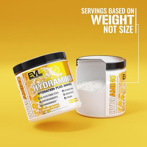 Nutrition HYDRAMINO: Hidratação Completa com 6 Eletrólitos e Vitamina C - Evlution