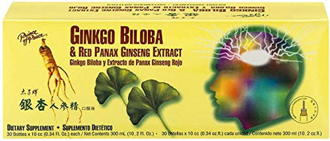 Prince Of Peace - Prince of Peace Ginkgo Biloba – Melhora a Memória e Concentração – 60 cápsulas de 120mg