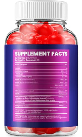 Indelo - (2 Pacotes) Gomas Slim Fusion Keto ACV – Fórmula Avançada Slim Fusion Keto Plus ACV Gummies Apple Cider Vinegar – Suplemento Alimentar Slim Fusion ACV para Homens e Mulheres (120 Gomas)