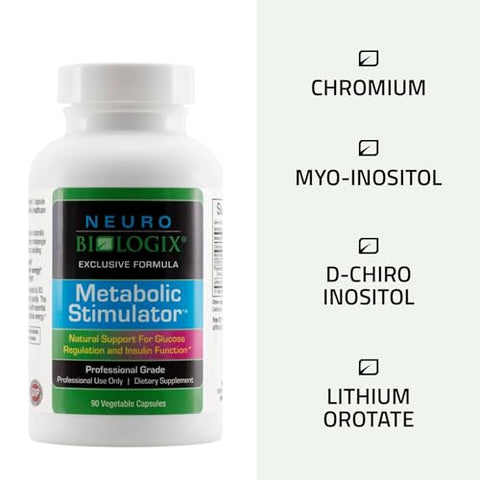Suplemento Metabólico com Picolinato de Cromo para Controle de Peso – 60 cápsulas de 500mg - Neuro biologix