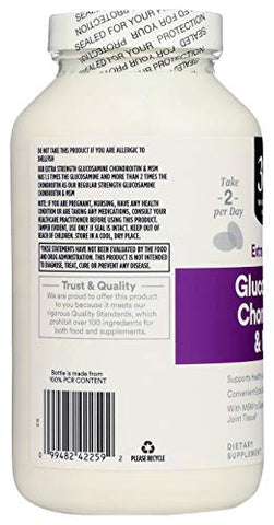 Glucosamina Condroitina X Força MSM, 240 Comprimidos - 365 by Whole Foods Market