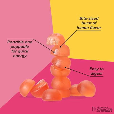 Energy Chew Orgânico Pink Lemonade | Sem Glúten | 30g - Honey Stinger