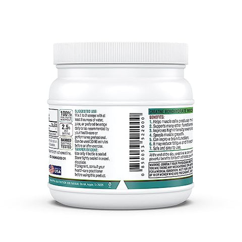 Creatina Monohidratada Micronizada 2.5g (240 Porções) - KAPPA NUTRITION