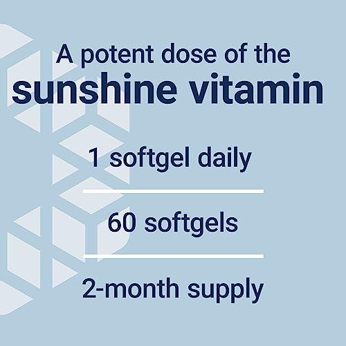 Vitamina D3 175 mcg (7000 UI) Life Extension: Suporte ao sistema imunológico, saúde óssea, desempenho cerebral. Sem glúten, não transgênico. Fornecimento para dois meses em 60 softgels