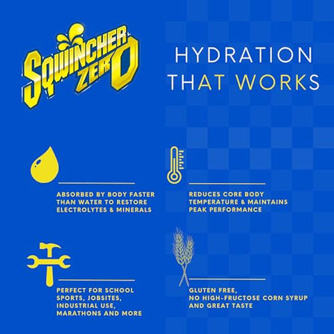 Sqwincher Zero - Qwik Stik Zero Limão-Lima, 50 Sticks/Bolsa – Marca em Destaque