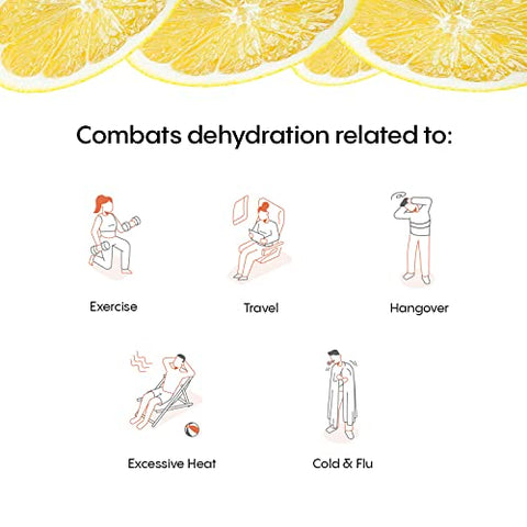 Shay Mitchell – Pó de Eletrólitos com Baixo Teor de Açúcar para Reidratação Rápida – Sabor Limão | Essencial para Viagens, Exercícios e Recuperação (18 pacotes) - Hydralyte