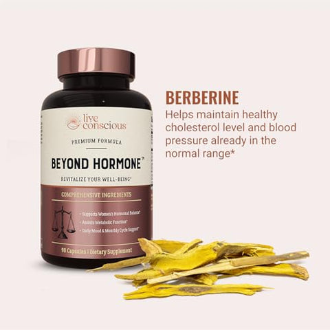 Equilíbrio Hormonal Holístico Além dos Hormônios para Mulheres com DIM e Myo-Inositol – 60 cápsulas - Live Conscious
