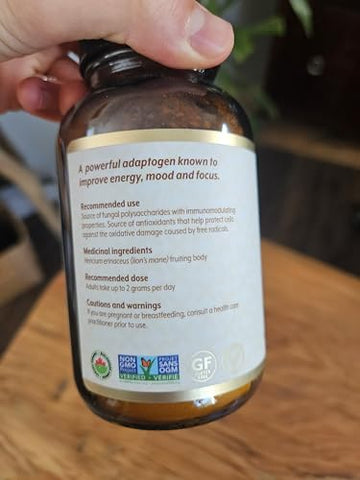 Awaken Naturals - Suplemento Orgânico de Cogumelo do Leão Mane – Potencialize sua Saúde com a Marca Orgânica