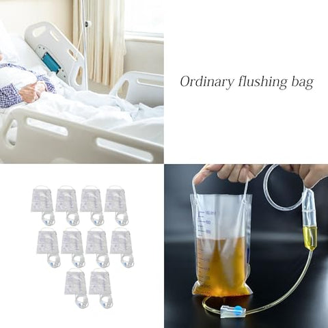 Sevender - Conjunto de 10 Sacos Descartáveis de Silicone para Limpeza e Desintoxicação de Café de 1000ml com Mangueira para Mulheres e Homens