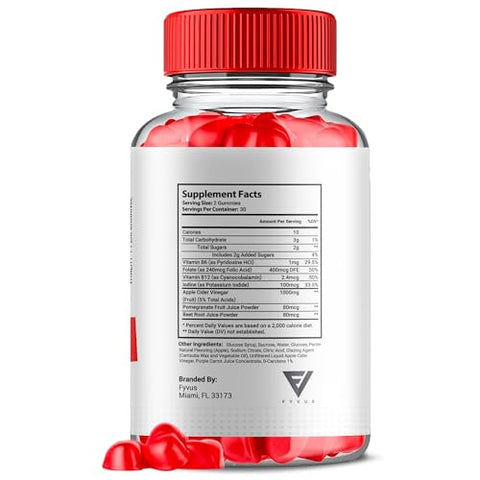 Fyvus - (2 Pacotes) Gomas Vital Surge, Suplemento Multivitamínico em Goma Vital Surge, Fórmula Avançada de Saúde e Bem-Estar em Gomas VitalSurge (120 Gomas)