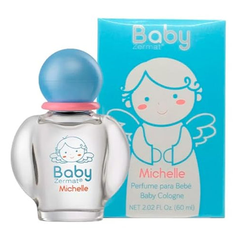 Perfume de Bebê Unissex Michelle, Floral – Fragrância Floral, Perfume Michelle para Bebê by Baby, 60 ml - Zermat