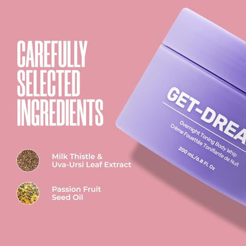 MAËLYS GET-DREAMY – Creme Corporal para Celulite – Tonifica Enquanto Você Dorme – Creme Firmador para a Pele