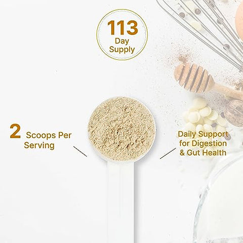 Pó de Fibra Orgânica, 2lbs – com Casca de Psyllium, Semente de Chia, Inulina - DEAL SUPPLEMENT