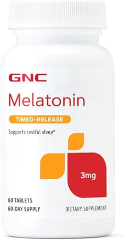 Melatonina 3 mg – 60 Comprimidos (60 Porções) | Comprar Online - GNC