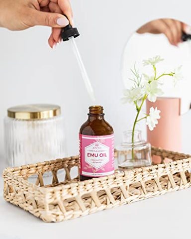 Óleo de Emu, Fortalecedor Capilar 100% Natural, Hidratante Anti-Envelhecimento para a Pele 120 ml - Leven Rose