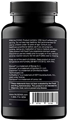 Thermo – Suplemento Queimador de Gordura Termogênico para Homens, Acelerador Metabólico Extremo, 60 Comprimidos - Nugenix