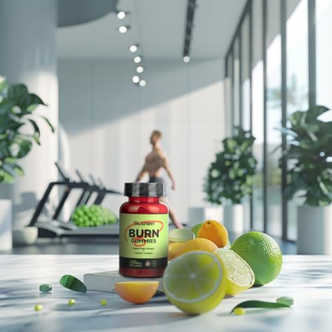 Susnen - Gummies de Vinagre de Maçã, Queimadores de Gordura, Energia Normal – Marca Apple Cider Vinegar Gummies